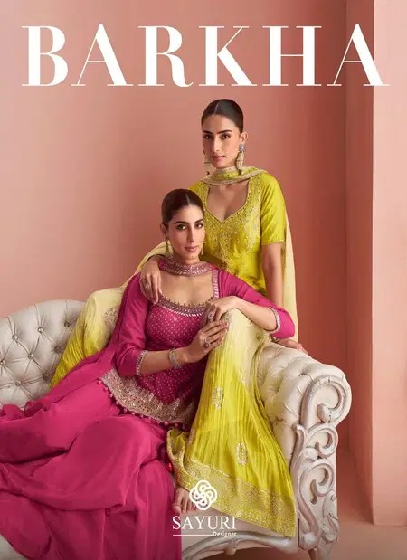Barkha By Sayuri Designer Chinon Silk Salwar Suit Wholesale Online